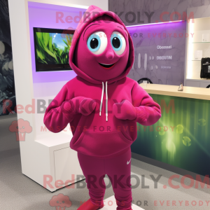 Magenta anheng maskot...