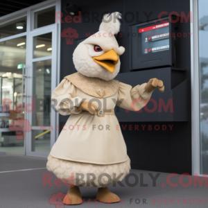Personaggio mascotte pollo...