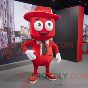 Rød Pho maskot kostume...