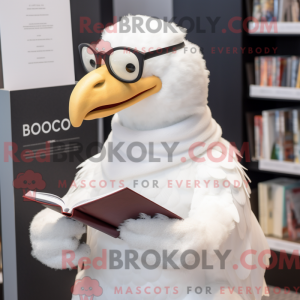 Hvid Dodo Bird maskot...