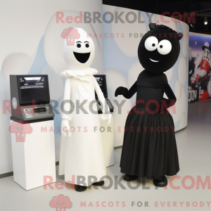 Sort Momentum maskot...