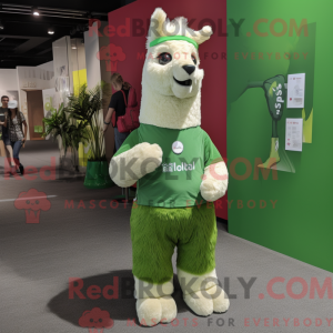Costume mascotte de lama...