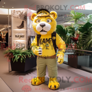 Citrongul sabeltandet tiger...