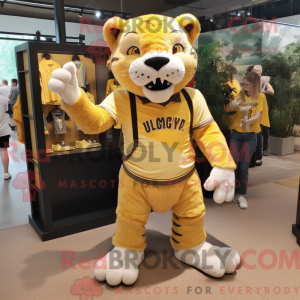 Citrongul sabeltandet tiger...