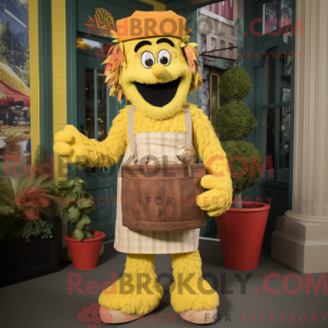 Yellow Jambalaya mascot...