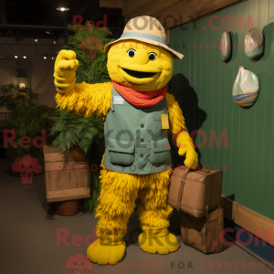 Yellow Jambalaya mascot...