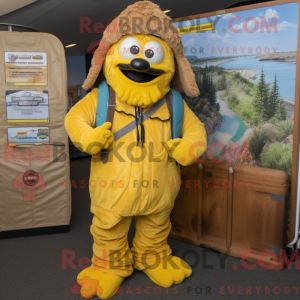 Yellow Jambalaya mascot...