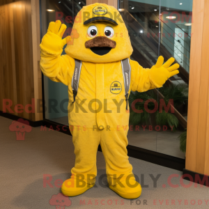 Yellow Jambalaya mascot...