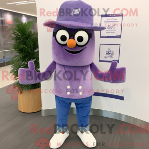 Lavender Plum mascot...