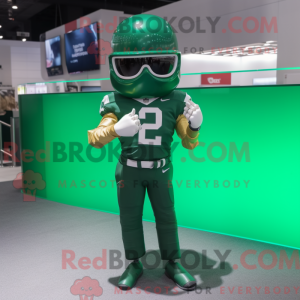 Green American Football...