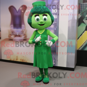 Green Wrist Watch mascot...