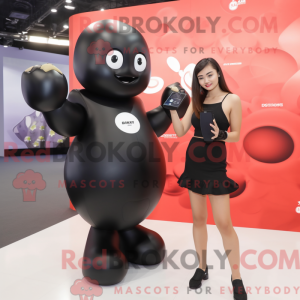 Black Boxing Glove mascot...