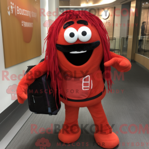 Rød Spaghetti maskot...