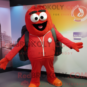 Rød Spaghetti maskot...