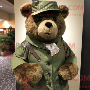 Oliven bamse máscara de...
