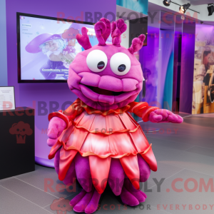 Disfraz de mascota Magenta...