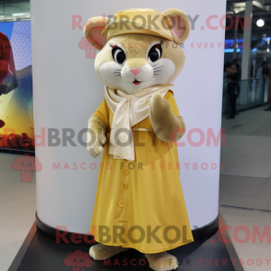 Gold Dormouse maskot...