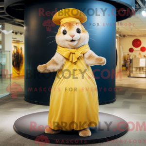 Gold Dormouse maskot...