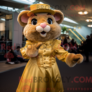 Gold Dormouse maskot...