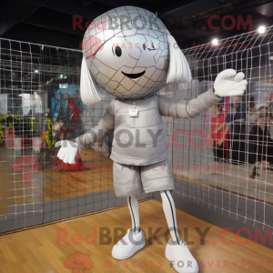 Silver Volleyball Net...