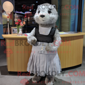 Figura de máscara de lontra...