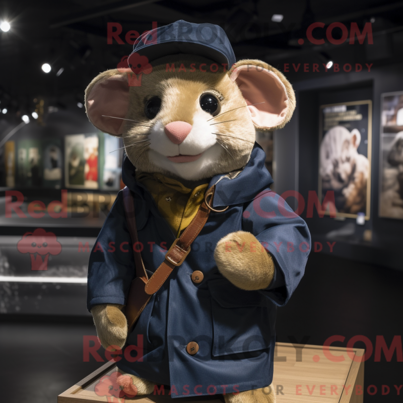 Fantasia de mascote de esquilo-marinho com parca e bonés - Arganaz mascotes - REBROKO_357068 - RedBrokoly.com