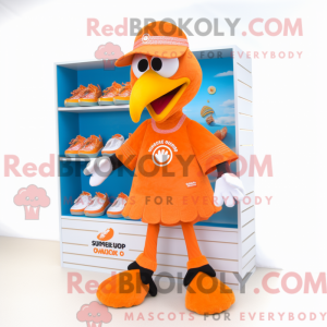 Orange Tyrkiet maskot...