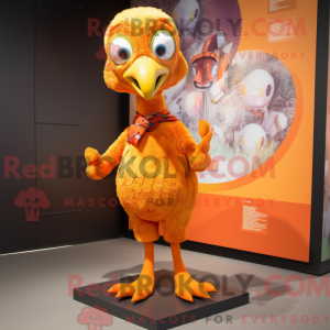 Orange Tyrkiet maskot...