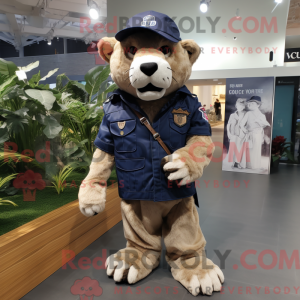 Navy Smilodon mascot...