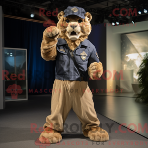 Disfraz de mascota Smilodon...