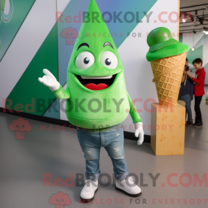 Personaggio mascotte cono...