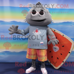 Grijze Tomaat mascotte...