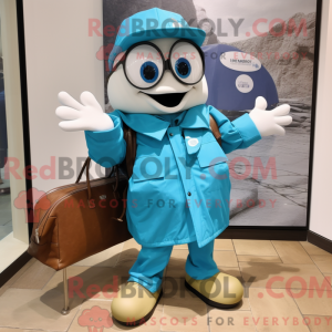 Personnage mascotte Cyan...