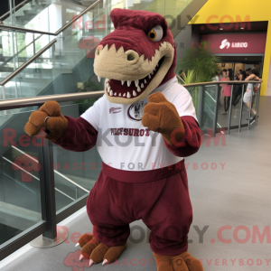 Personaggio mascotte Maroon...