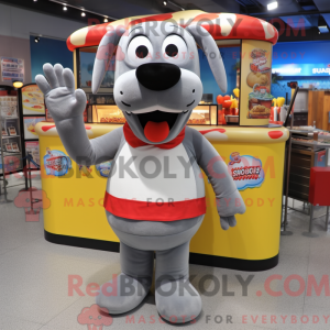 Disfraz de mascota Grey Hot...