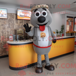 Costume mascotte de Hot Dog...