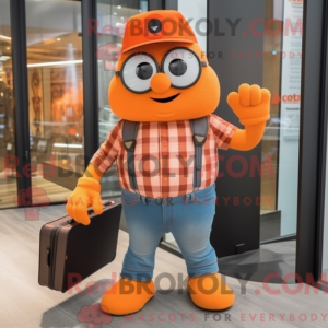 Postava maskota Orange...