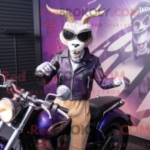 Lavendel Gazelle maskot...