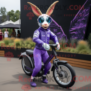 Lavendel Gazelle maskot...