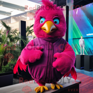 Magenta Hens máscara de...
