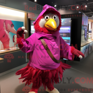 Magenta Hens máscara de...
