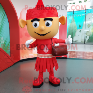 Disfraz de mascota Red Pad...
