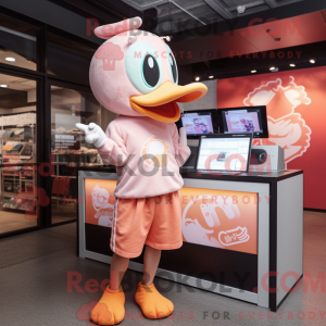 Costume de mascotte Peach...