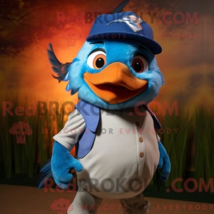 Rust Blue Jay Maskottchen...