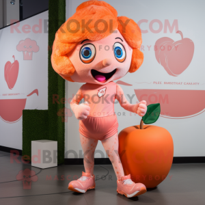 Peach Cupid maskot kostume...
