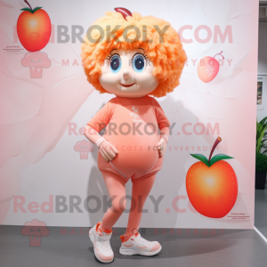 Peach Cupid maskot kostume...