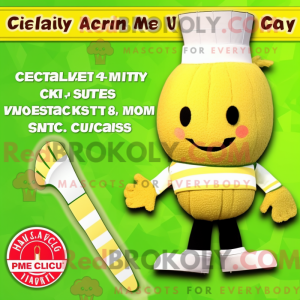 Costume mascotte de céleri...