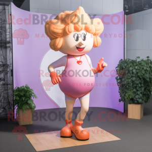 Peach Cupid maskot kostume...