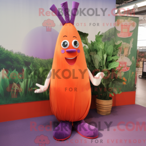 Lavendel gulerod maskot...
