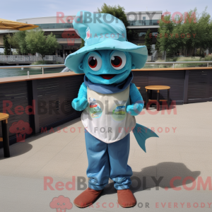 Costume de mascotte de Fish...